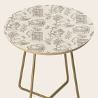 Chonky Cats Toile de Jouy Side Table Gallery Image 2