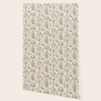Chonky Cats Toile de Jouy Wallpaper Gallery Image 2