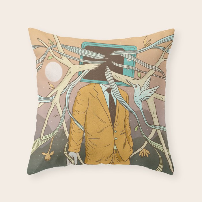 Permeating Throw Pillow Gallery Image 1