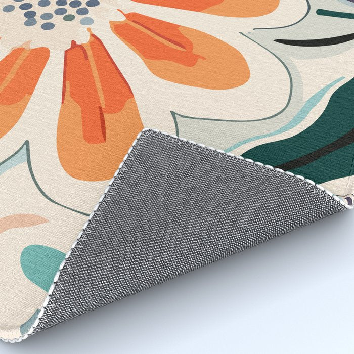 Charlotte Flower Market Print Rug Gallery Image 4