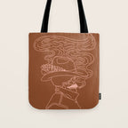 Love or Die Tryinâ - Cowhand - Rust & Peach Tote Bag Gallery Image 1