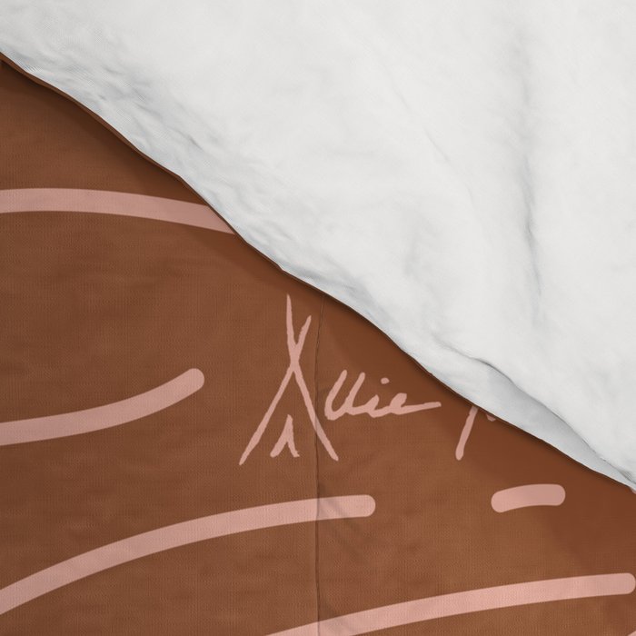 Love or Die Tryinâ - Cowhand - Rust & Peach Comforter Gallery Image 4