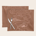 Love or Die Tryinâ - Cowhand - Rust & Peach Placemat Gallery Image 1