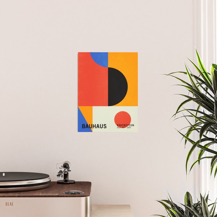 BAUHAUS 08: Exhibition 1923 | Mid Century Series Poster Gallery Image 2