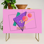 Memphis pattern 124 - 80s / 90s Retro Credenza Gallery Image 1