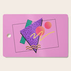 Memphis pattern 124 - 80s / 90s Retro Cutting Board Gallery Image 1