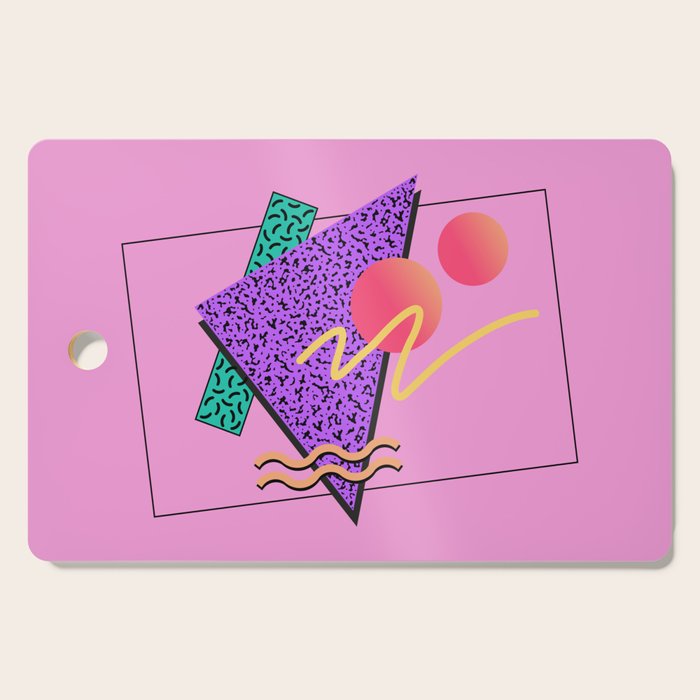 Memphis pattern 124 - 80s / 90s Retro Cutting Board Gallery Image 1