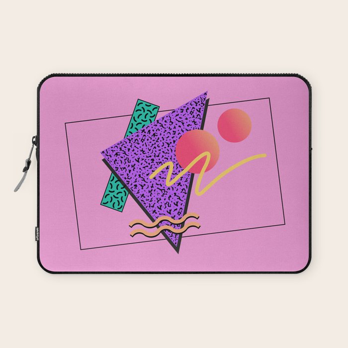 Memphis pattern 124 - 80s / 90s Retro Laptop Sleeve Gallery Image 1