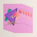 Memphis pattern 124 - 80s / 90s Retro Wrapping Paper Gallery Image 3