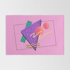 Memphis pattern 124 - 80s / 90s Retro Rug Gallery Image 2