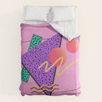 Memphis pattern 124 - 80s / 90s Retro Duvet Cover Gallery Image 6