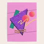 Memphis pattern 124 - 80s / 90s Retro Poster Gallery Image 4