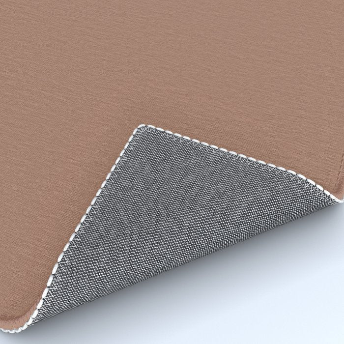 Mocha Brown Solid Color Rug Gallery Image 4