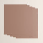 Mocha Brown Solid Color Wrapping Paper Gallery Image 3