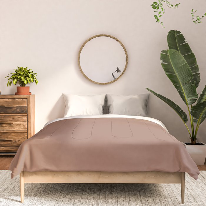 Mocha Brown Solid Color Comforter Gallery Image 3