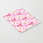 Striped Bows with Cherries  Notebook Gallery Image 2