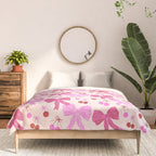 Striped Bows with Cherries  Comforter Gallery Image 3