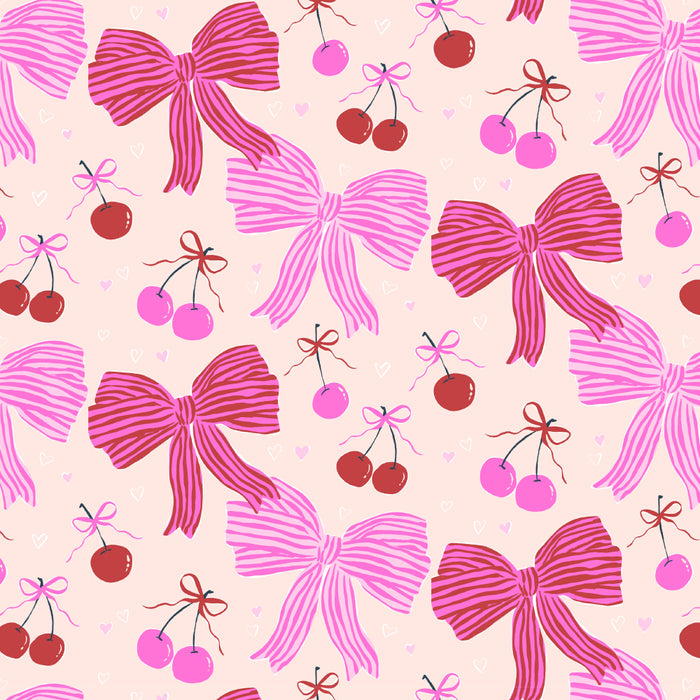 Striped Bows with Cherries  Coffee Mug Gallery Image 2