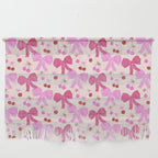 Striped Bows with Cherries  Wall Hanging Gallery Image 1