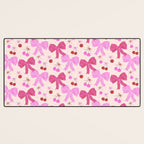 Striped Bows with Cherries  Desk Mat Gallery Image 3