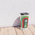 Rainbow Christmas Arches Travel Mug Gallery Image 4