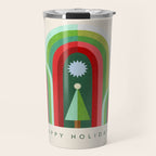 Rainbow Christmas Arches Travel Mug Gallery Image 1