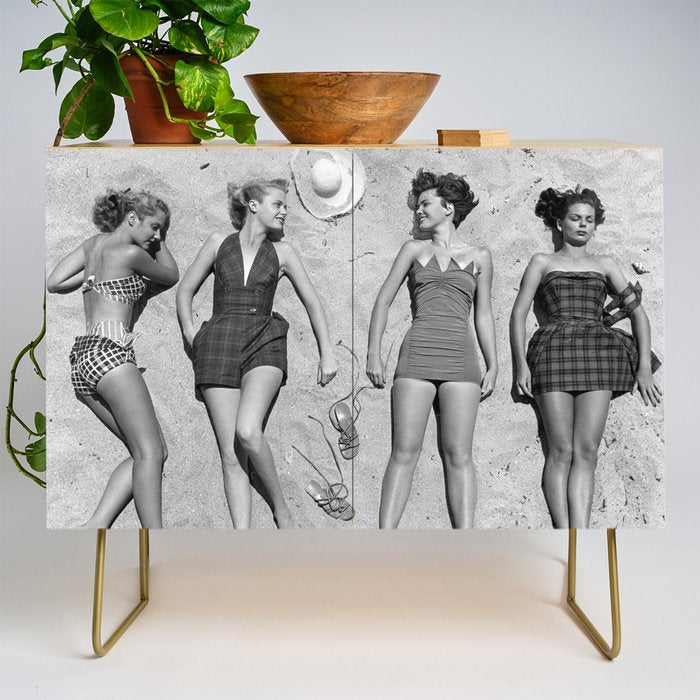 4 Girls Sunbathing Credenza Gallery Image 1