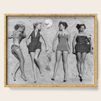 4 Girls Sunbathing Serving Tray Gallery Image 1