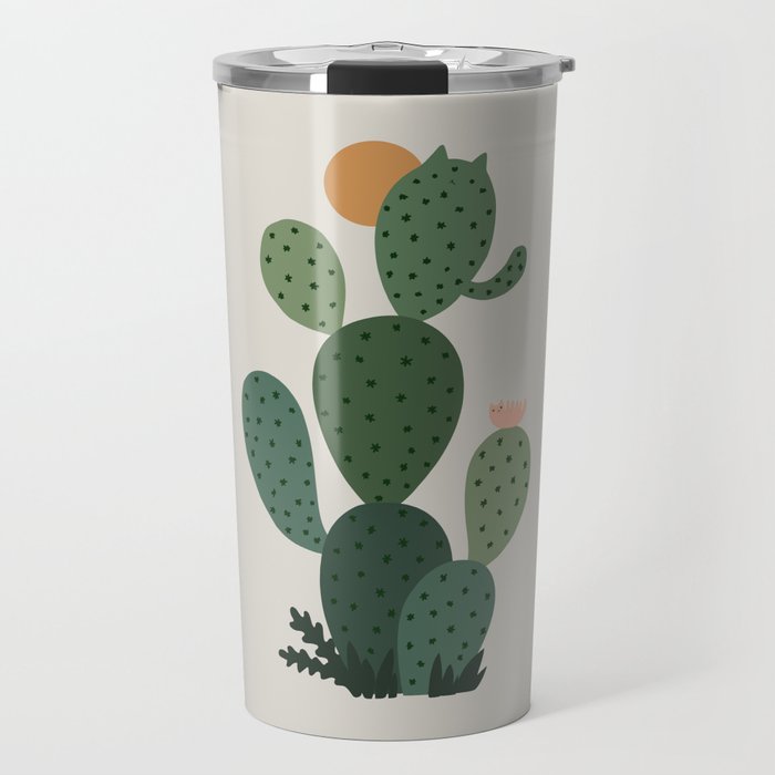 Cat Plants: Cat-tus Travel Mug Gallery Image 1