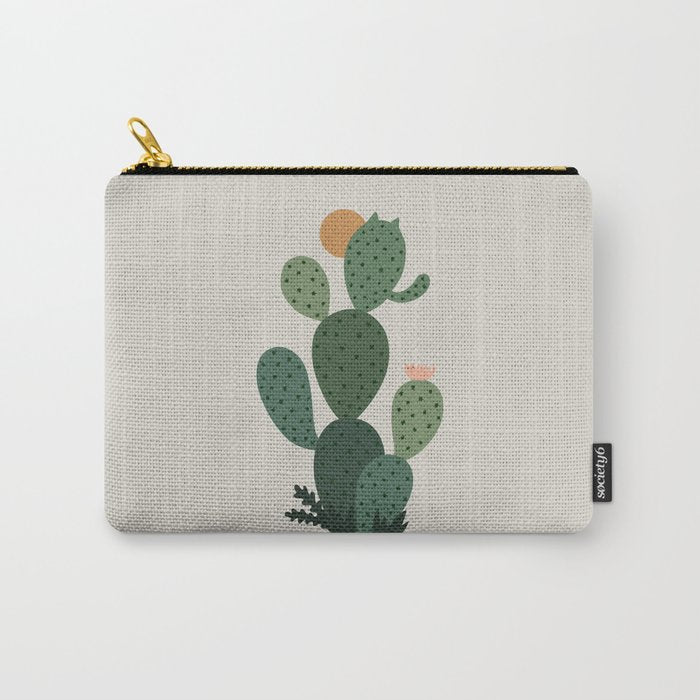 Cat Plants: Cat-tus Carry All Pouch Gallery Image 1