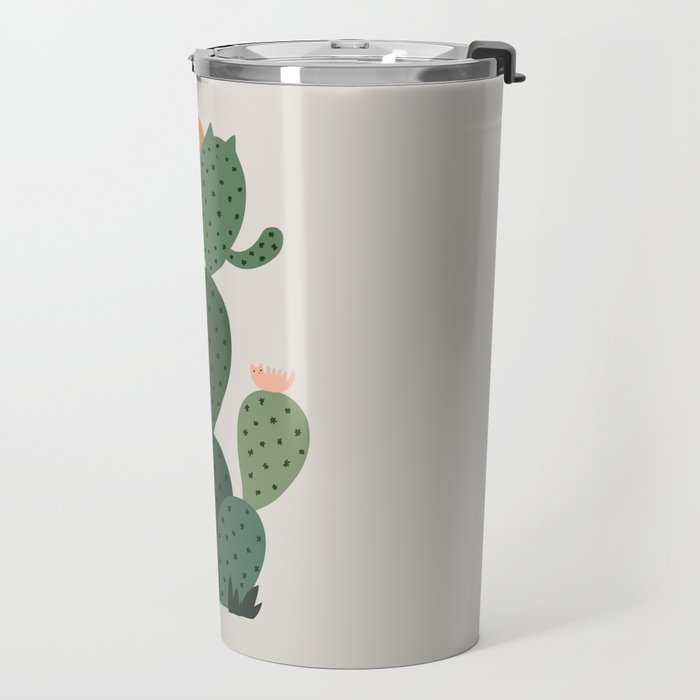 Cat Plants: Cat-tus Travel Mug Gallery Image 2