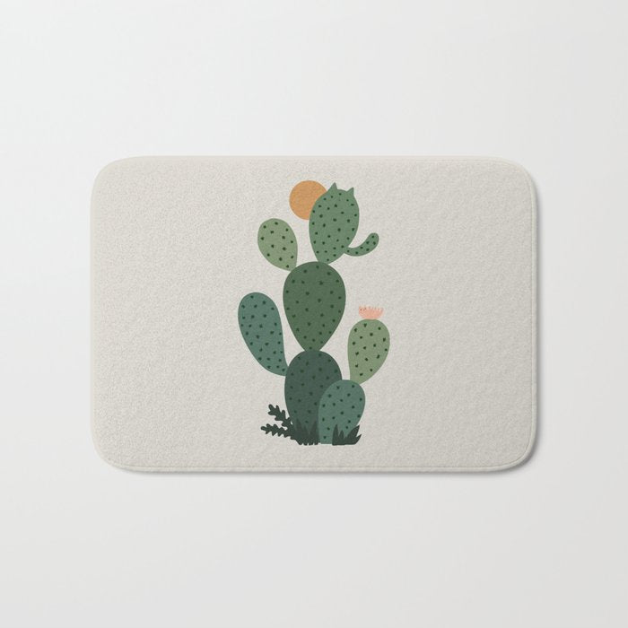 Cat Plants: Cat-tus Bath Mat Gallery Image 1