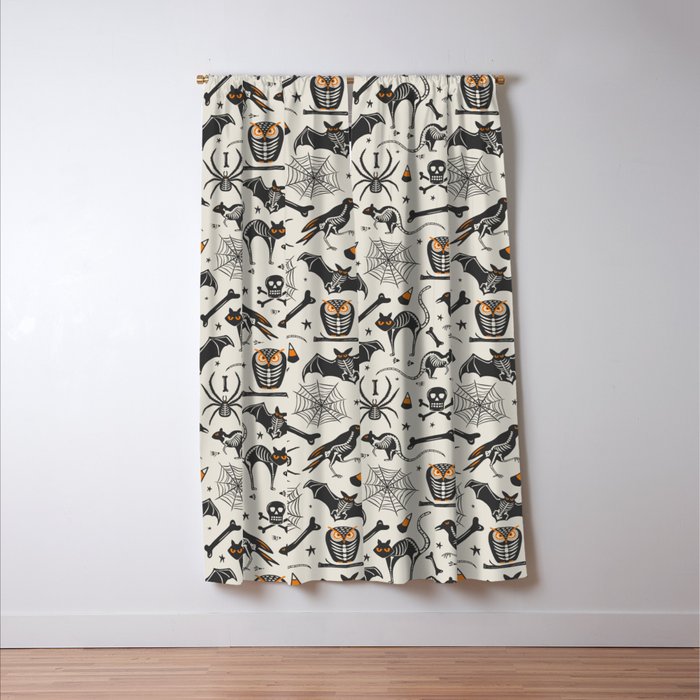 Halloween X-Ray Window Curtain Gallery Image 3