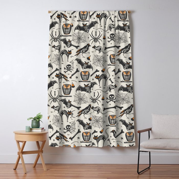 Halloween X-Ray Window Curtain Gallery Image 5