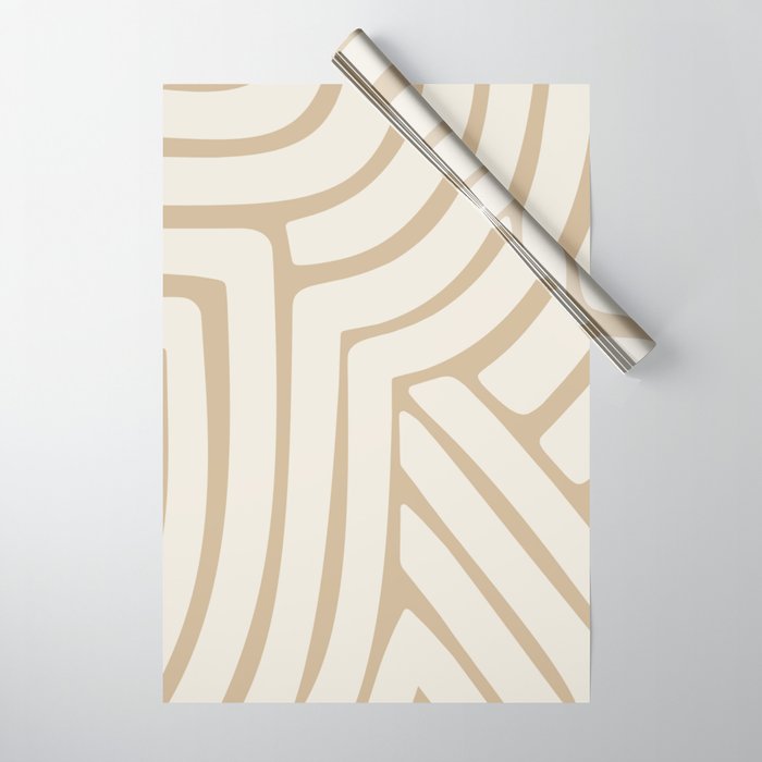 Abstract Stripes LXXXIV Wrapping Paper Gallery Image 1