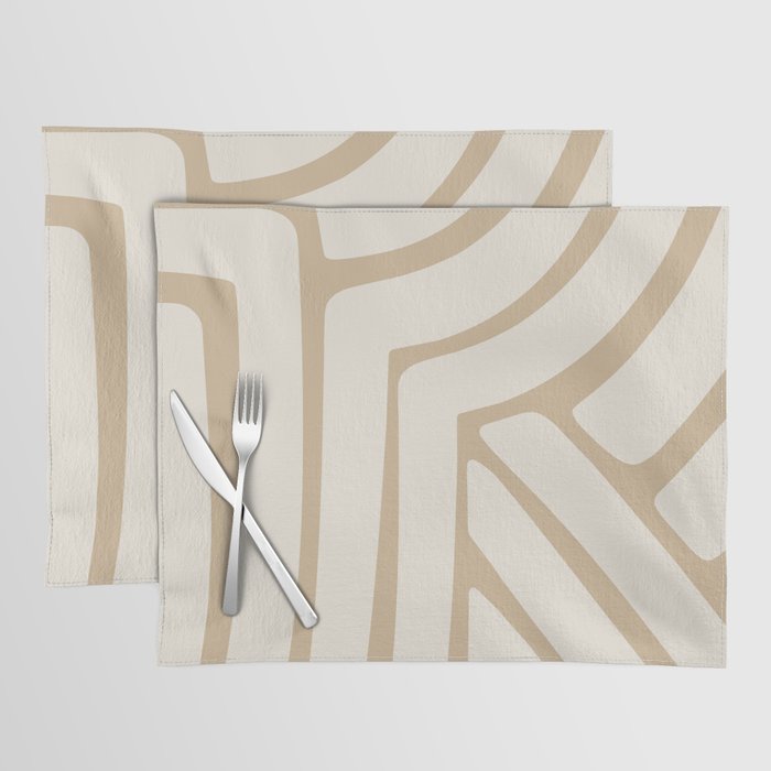 Abstract Stripes LXXXIV Placemat Gallery Image 1
