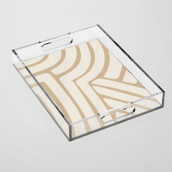 Abstract Stripes LXXXIV Acrylic Tray Gallery Image 1