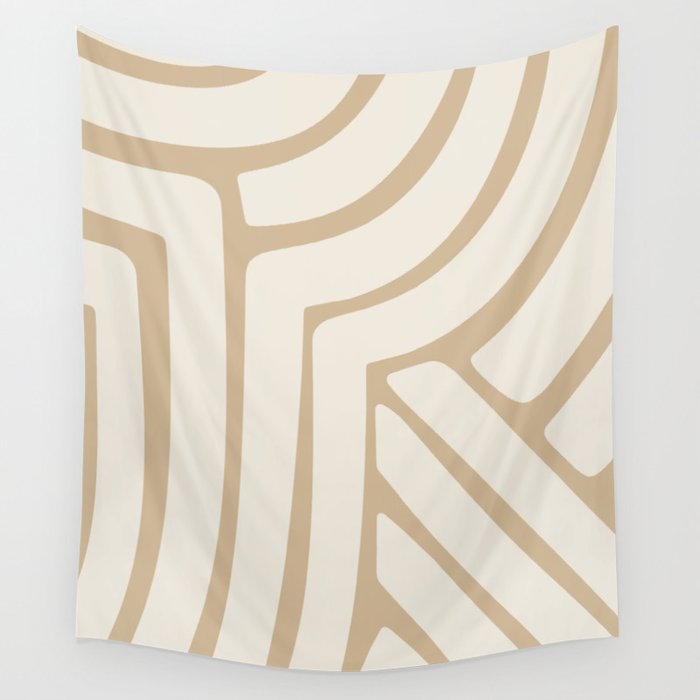 Abstract Stripes LXXXIV Wall Tapestry Gallery Image 1