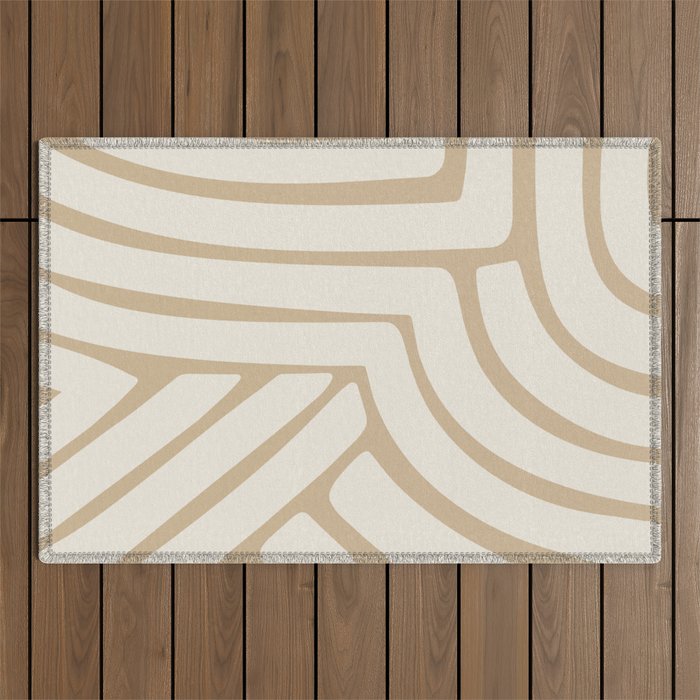 Abstract Stripes LXXXIV Outdoor Rug Gallery Image 1