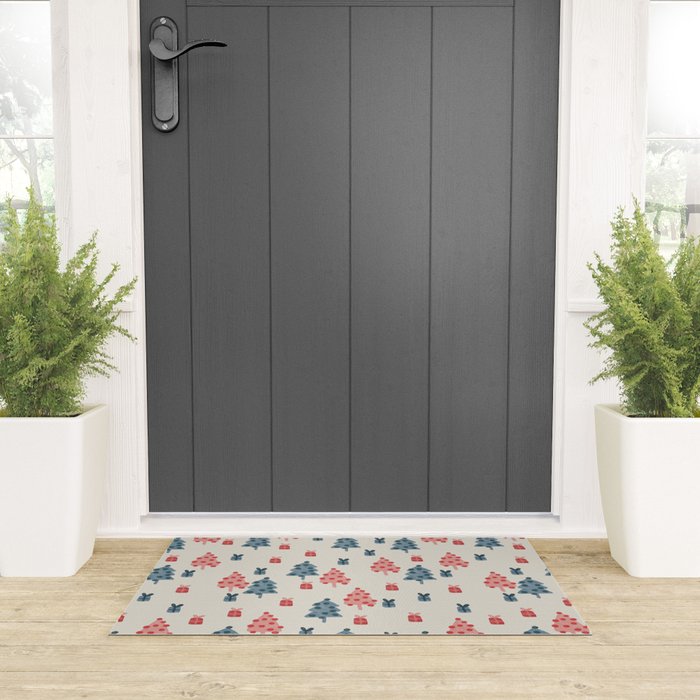 Christmas Trees & Gifts Welcome Mat Gallery Image 3