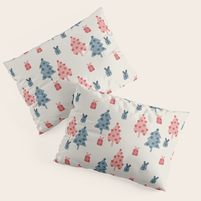 Christmas Trees & Gifts Pillow Sham Gallery Image 3