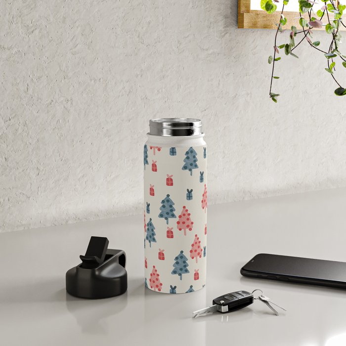 Christmas Trees & Gifts Water Bottle Gallery Image 4