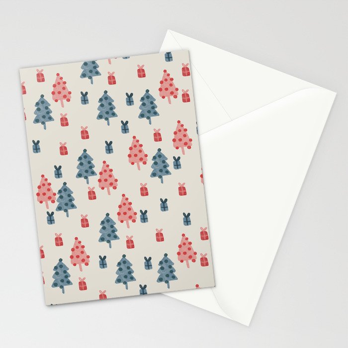 Christmas Trees & Gifts Stationery Card Gallery Image 2