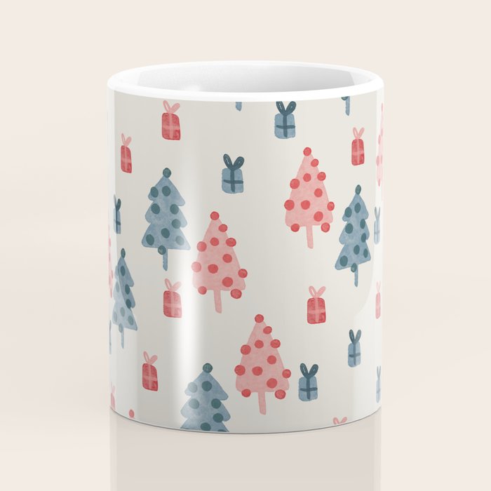 Christmas Trees & Gifts Coffee Mug Gallery Image 4