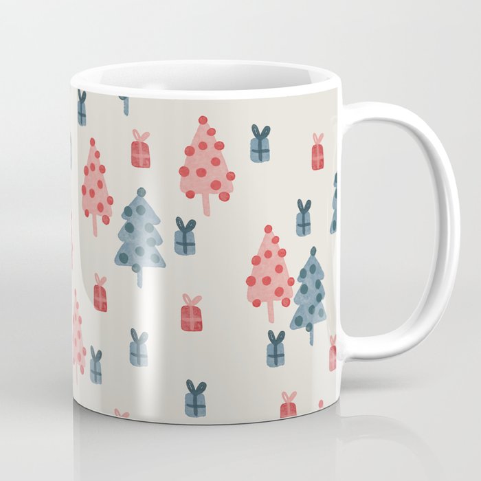Christmas Trees & Gifts Coffee Mug Gallery Image 1