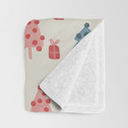 Christmas Trees & Gifts Throw Blanket Gallery Image 3