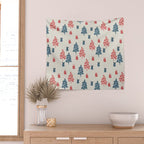 Christmas Trees & Gifts Wall Tapestry Gallery Image 2