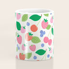 Strawberries and Cherries - Bright Colors Coffee Mug Gallery Image 4