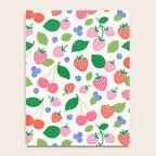 Strawberries and Cherries - Bright Colors Notebook Gallery Image 4
