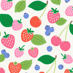 Strawberries and Cherries - Bright Colors Coffee Mug Gallery Image 2